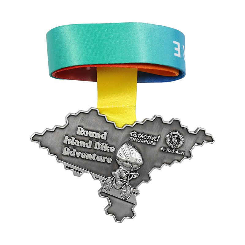 Custom Award Arts Medals Souvenir Judo Medals Silver Metal 3D Hard Taekwondo Medal