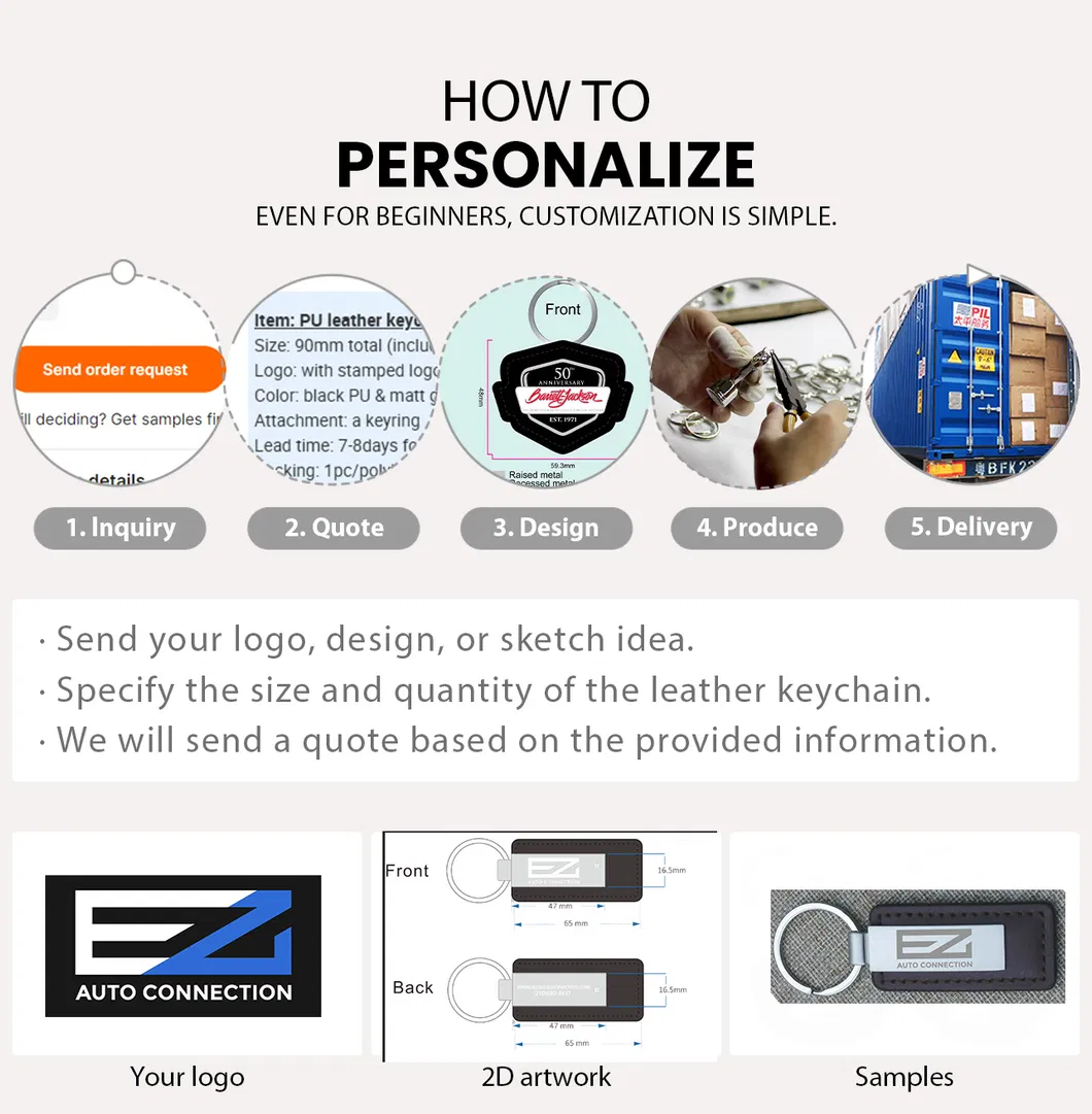 Leather Keychain Photo 5