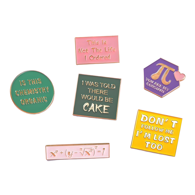 Custom Cartoon Anime Metal Enamel Lapel Pin Badge for Clothing Hat Decoration