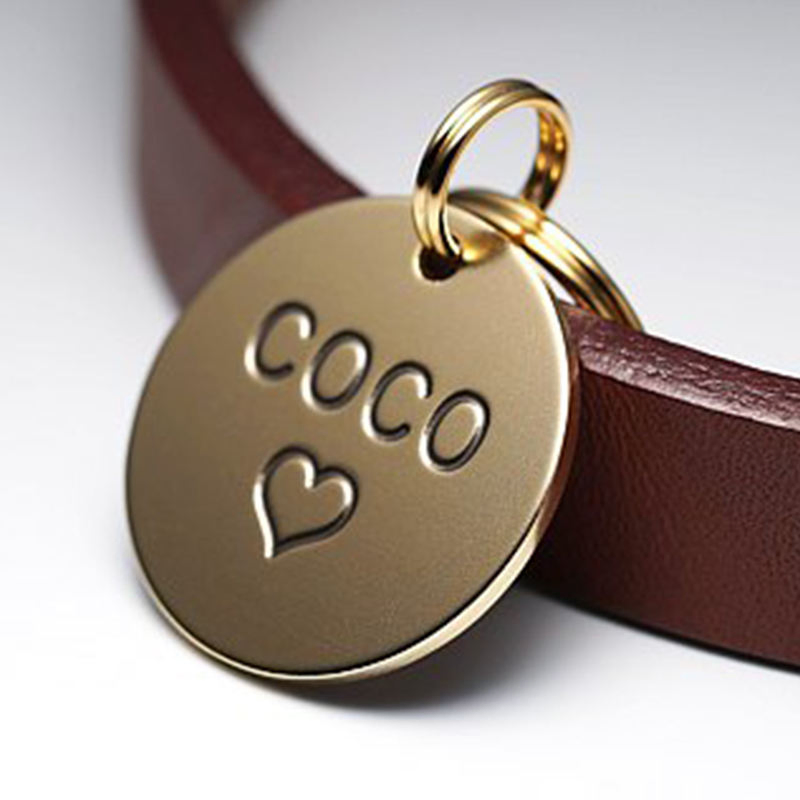 Personalized Dog ID Tags Custom Logo Accessories Pet Blank Bone Dog Tag