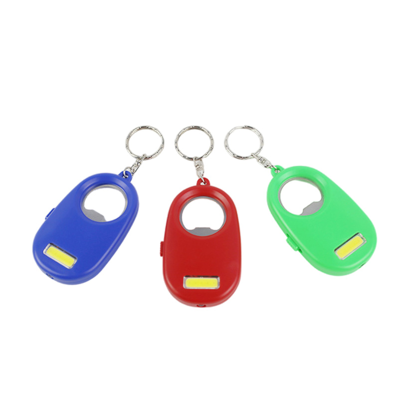 Versatile COB Keychain Lamp and Bottle Opener Combo