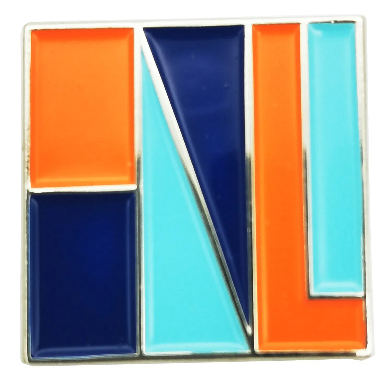 BSCI Factory Made Custom Metal Enamel Badge Brooch Lapel Pin Gold Emblem