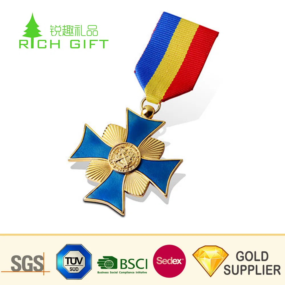 Factory Supply Custom Metal Brass Stamping 3D Logo Festival Souvenir Award Conmemorativa Dragon Boat Badge Honor Medal