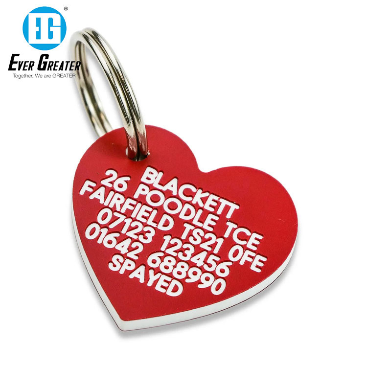 Custom High Quality Support Animal Stainless Steel Dog Tag Pet Tags