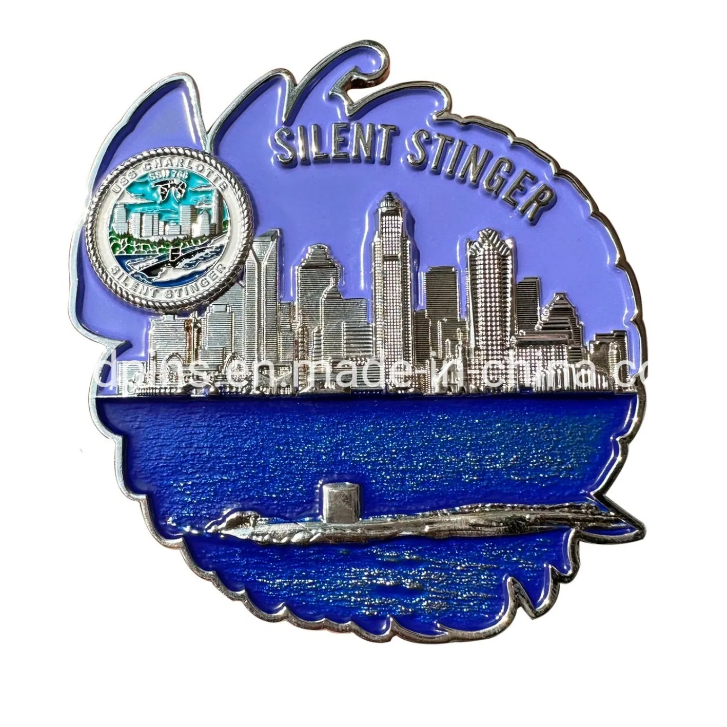 New Design Custom Make Your Own Logo Challenge Coin Enameled Souvenir Coin