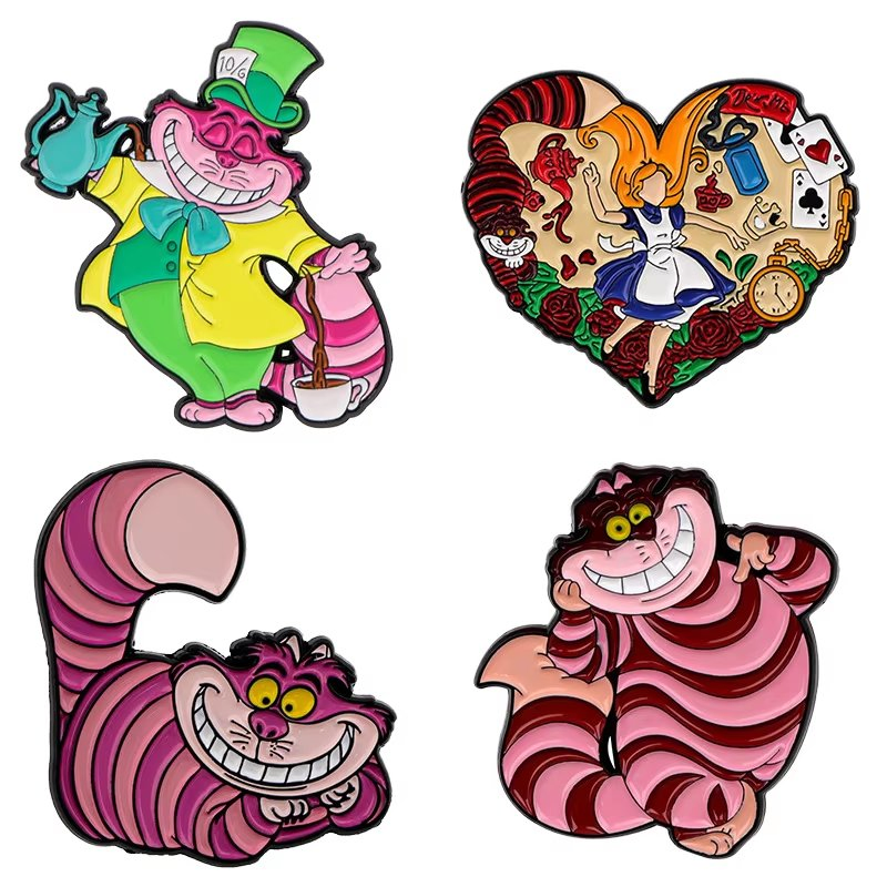 Custom Cartoon Anime Metal Enamel Lapel Pin Badge for Clothing Hat Decoration