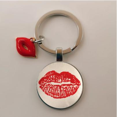 Customized Promotional Fashion Cute Tripio Sexy Unicorn Jelly Leather Metal Printing Couple Phone Keychain