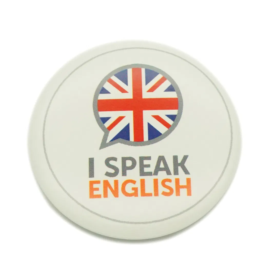 Wholesale Customized Printed Logo Metal Button Badge Parts Promotion Gift Sublimation 37mm 58mm Fridge Magnetic Button Badge