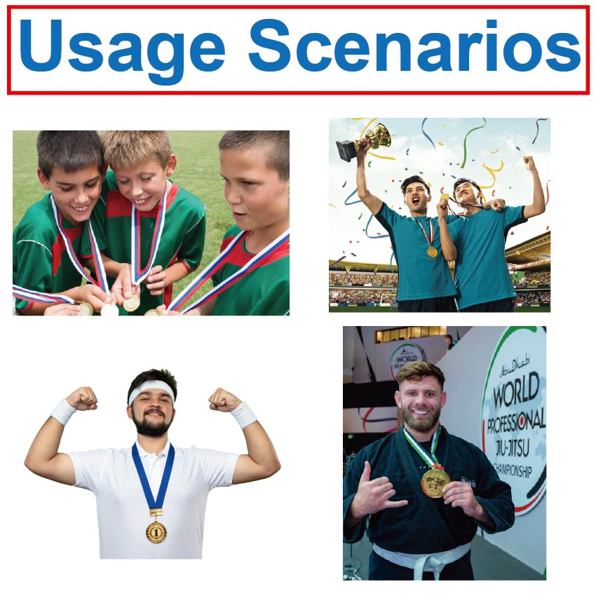 Custom Any Shape Running Medal for Marathon Race Winner Souvenir Award