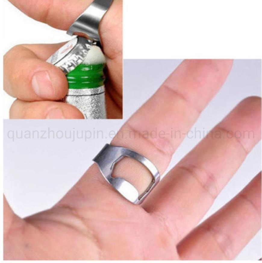 OEM Stainless Steel Multi-Function Creative Ring Beer Bottle Opener