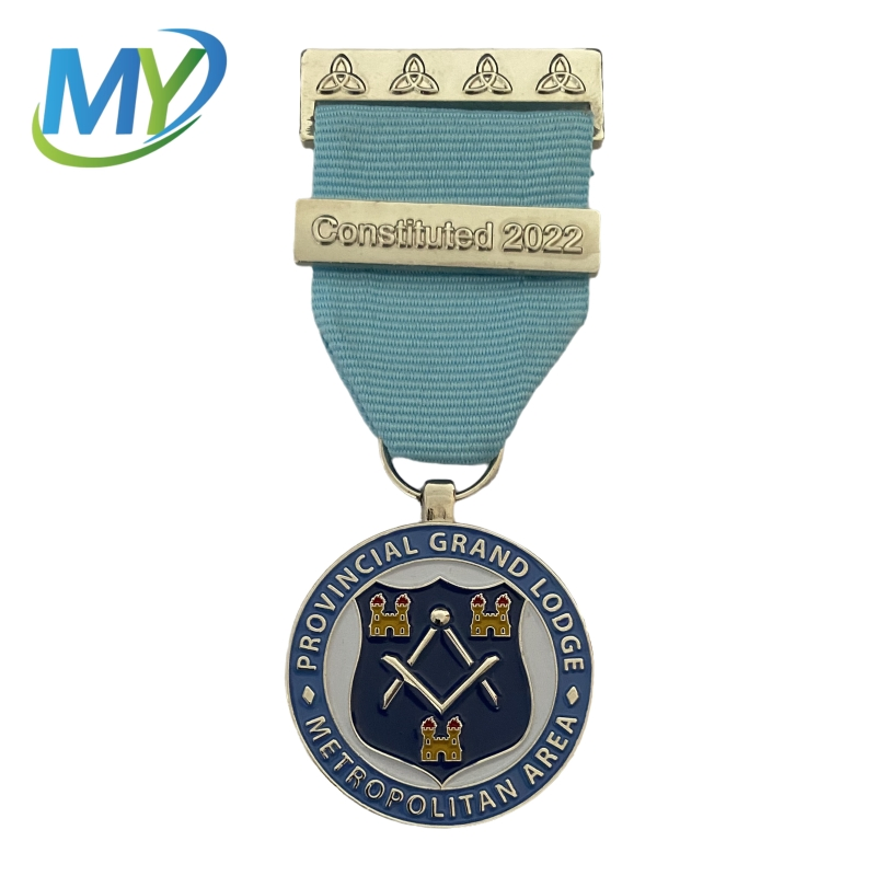 Custom Commemorative Medal Souvenir Emblem Decoration Honor Chest Badge Medal