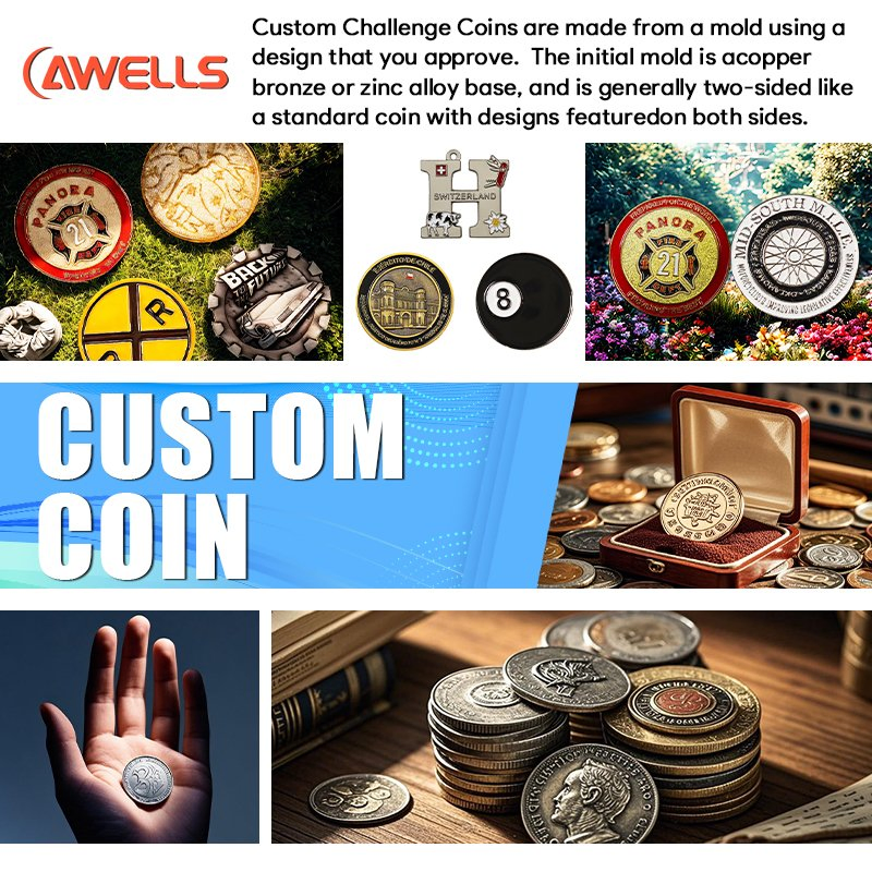 Custom Coin Manufacturers Personalized Soft Hard Enamel Custom 2D 3D Souvenir Metal Blank Challenge Coin