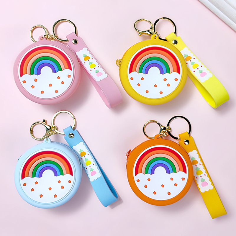 PVC Keychain Cartoon Silicon Embossed Llavero Custom Foam Keyring Wholesale Promotional Gift Cute Key Chain 3D PVC Soft Rubber Keychain