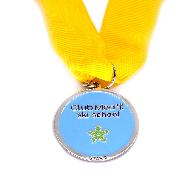 China Factory Custom Made Antique Brass Plated Metal Alloy 3D Human Figure Portrait Craft Commemorative Souvenir Medallion Customized Blue Ribbon Medal Trophy