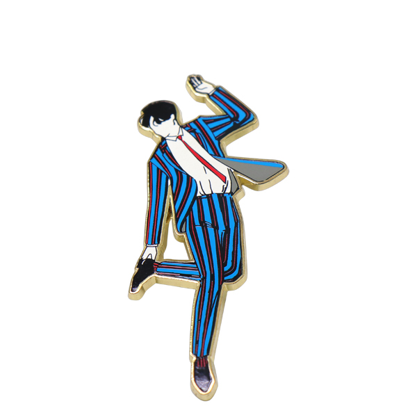 Factory Customized Fashion Quality Gold and Silver Plated Metal Alloy Brooch Badge Children Ornament Accessories Wholesale Custom Made Kid Hard Enamel Lapel Pin