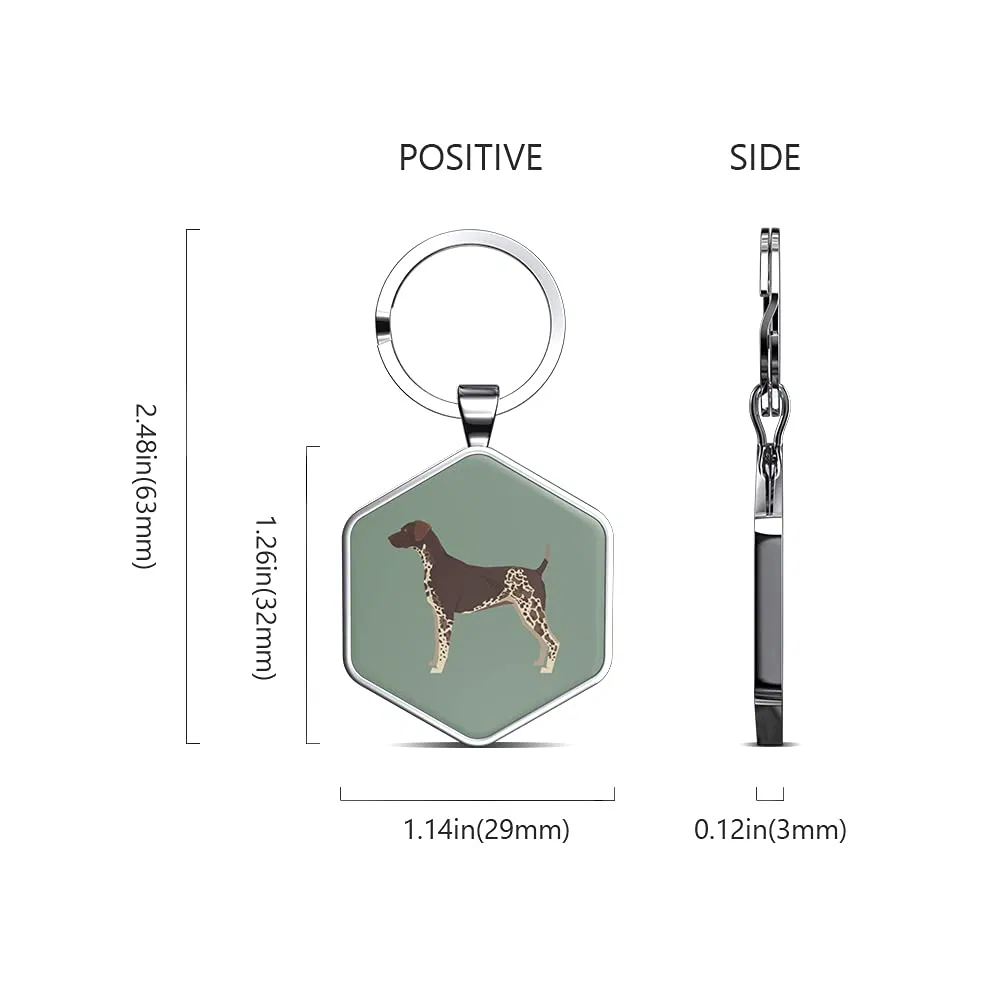 Factory Price Wholeslae Custom Pet Tags High Quality Stainless Steel Qr Code Metal Crafts Different Shape Printing Customized Pet Dog Tag for Sale