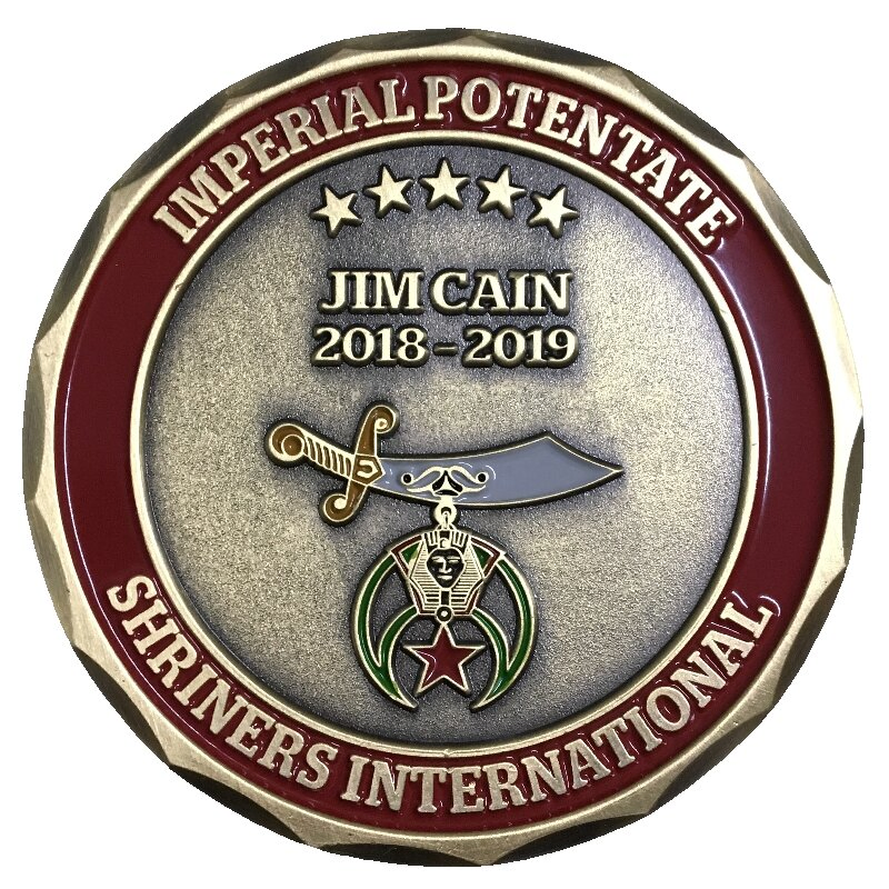 Plated Printing Hard Soft Enamel Commemorative Personalized Metal Custom Challenge Coin