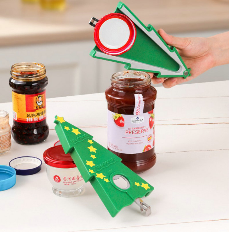 Multi-Function Adjustable Jar &amp; Bottle Opener Non-Slip Heavy-Duty Kitchen Lid Remover Ez30603