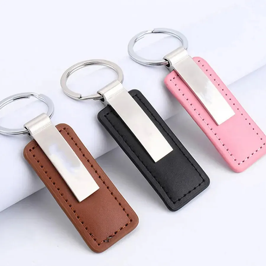Leather Keychain View 2