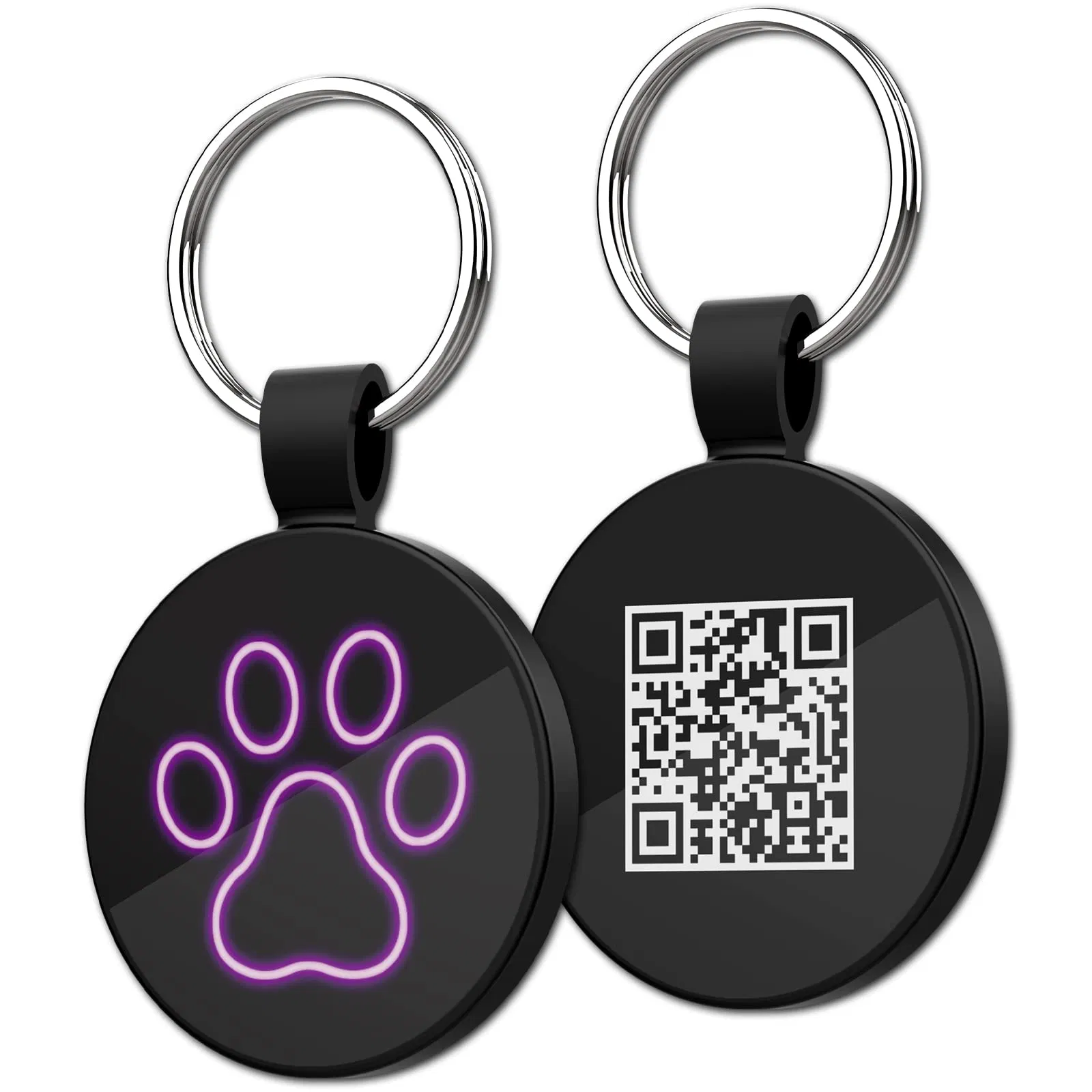 Wholesale Best Quality Personalized Custom Metal Anti-Lost Pet Name Qr Code NFC Pet ID Tags Dog Tags