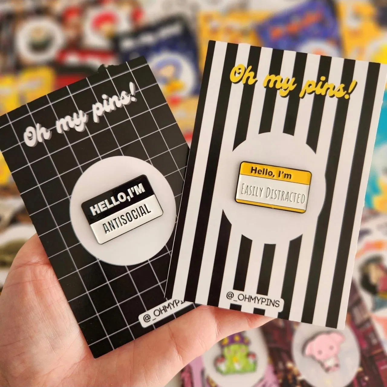 Professional Manufacturer Custom Hard Anime Enamel Pin Badge Fashion Metal Lapel Pins