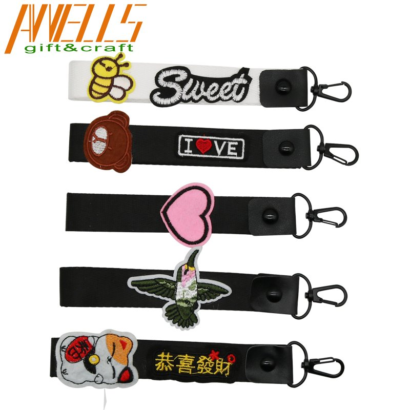 Premium Custom Polyester Keychain Lanyard with Durable Hook