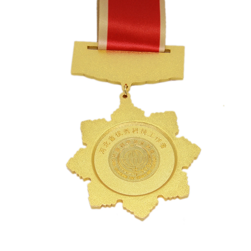 China Factory Custom Made Antique Brass Plated Metal Alloy 3D Human Figure Portrait Craft Commemorative Souvenir Medallion Customized Blue Ribbon Medal Trophy