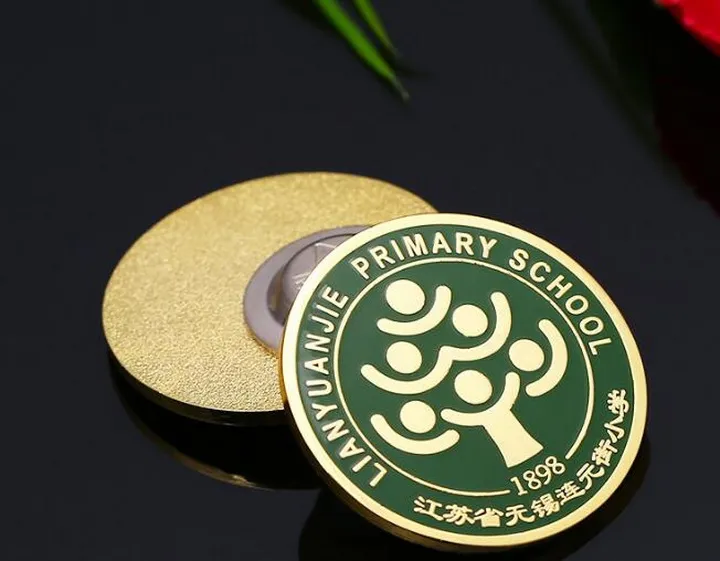 Metal Magnetic Badge Detail 2