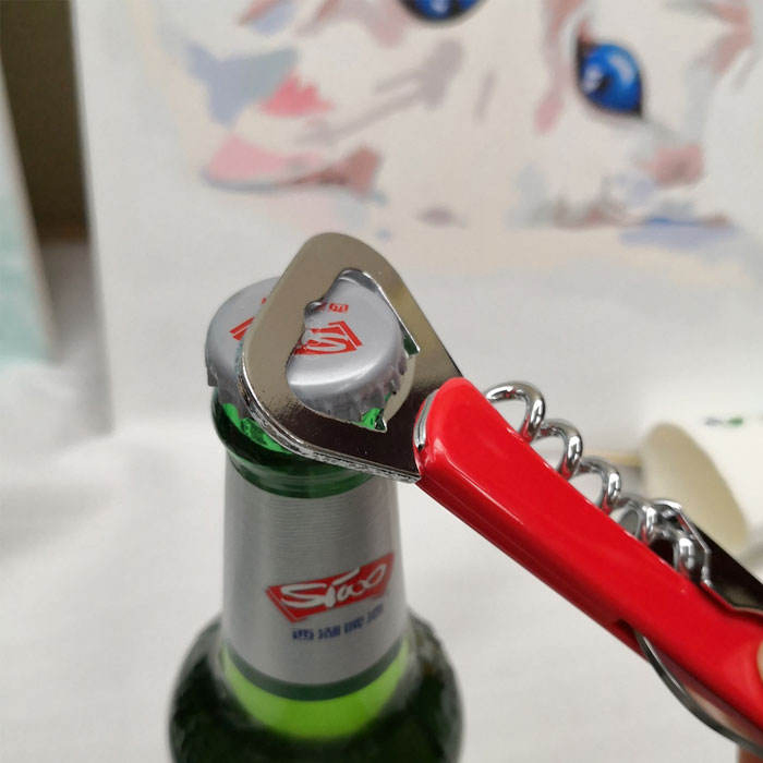 Multifunction Stainless Steel Corkscrew Portable Wine Bottle Opener Beer Opener