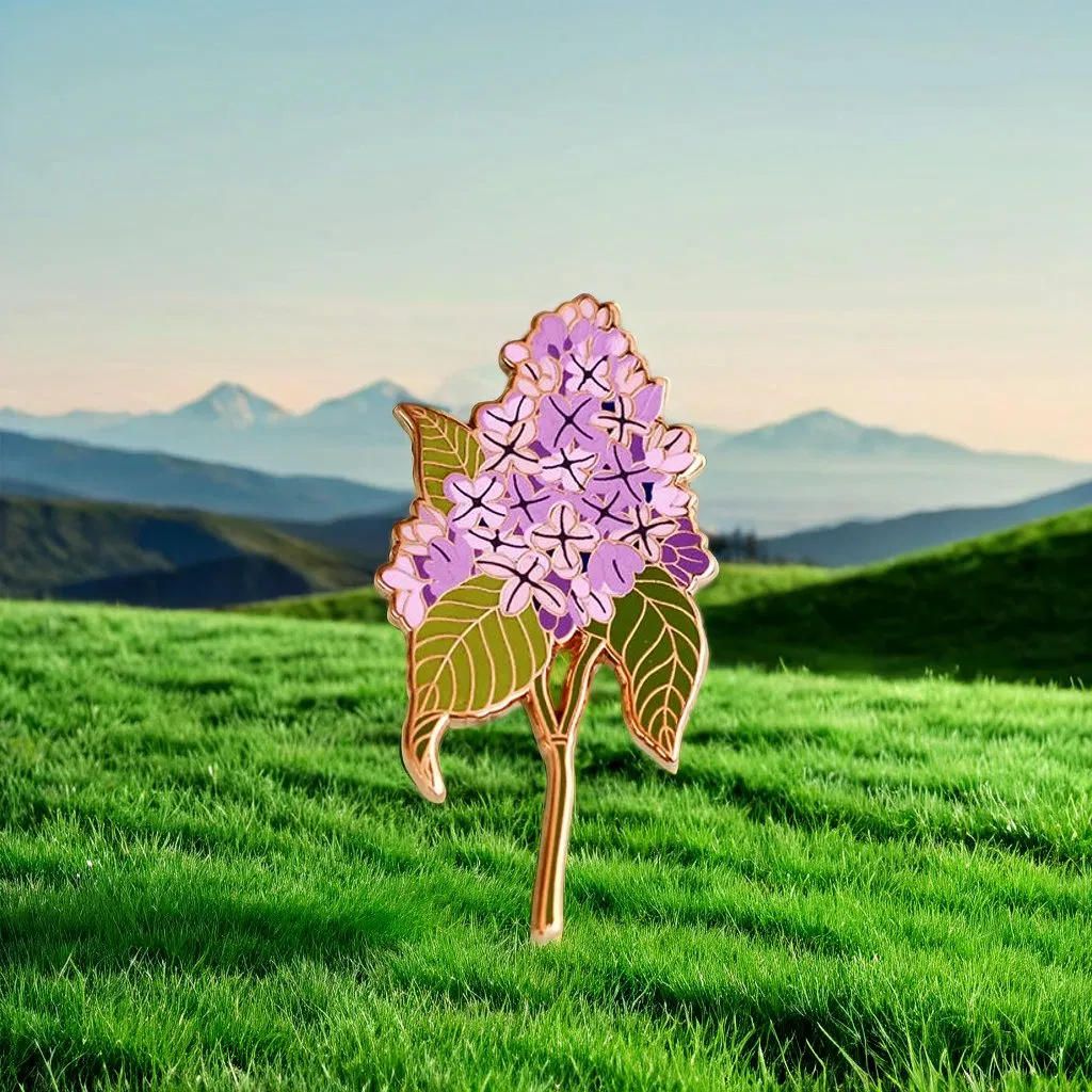 Wholesale Custom Design Logo Metal Rose Flower Hard Soft Enamel Lapel Pin UV Printed Brooch Badge Clothes Hat Craft Gift