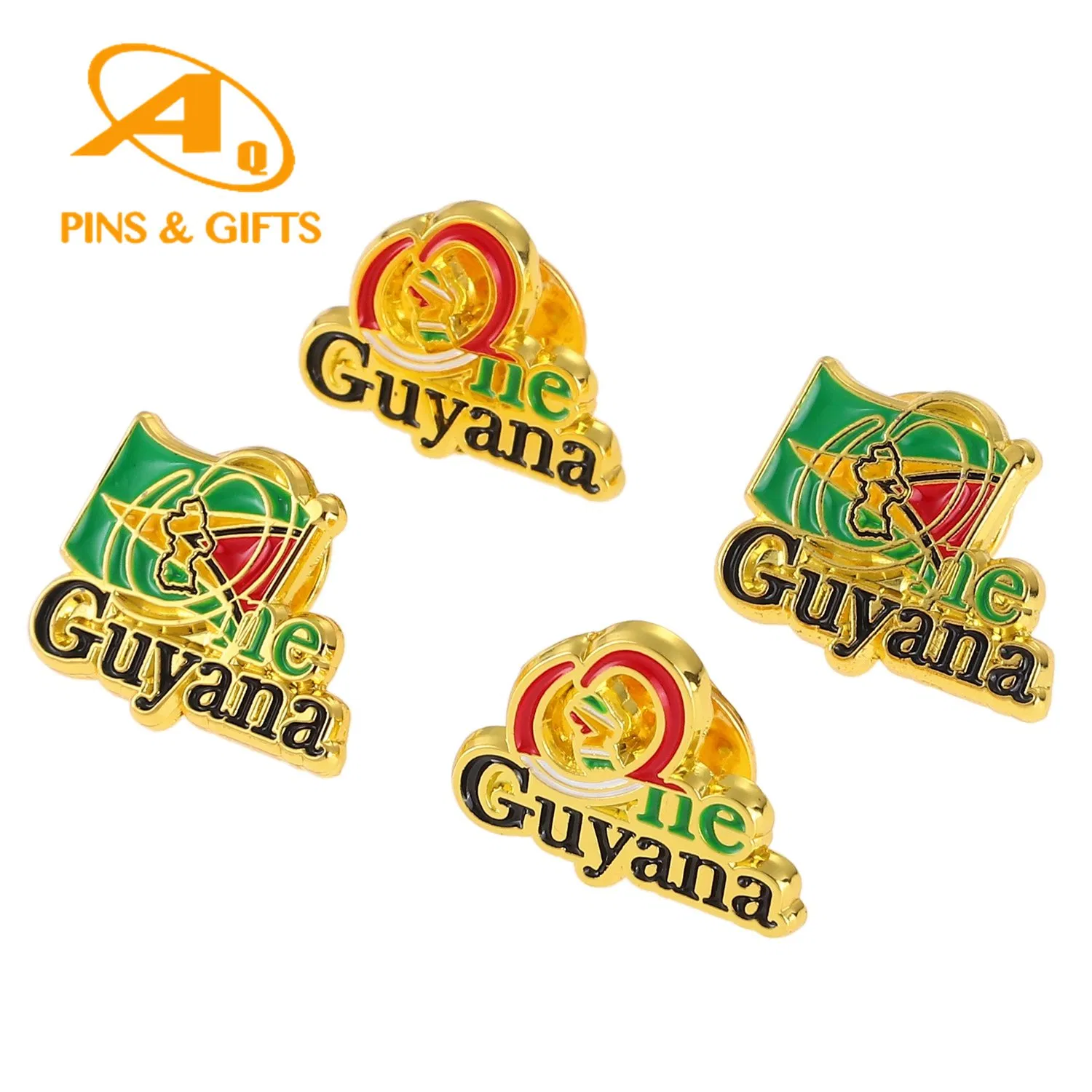 China Supplier Custom Gold UAE Military Police Badges Manufacturer Custom Metal Soft Hard Enamel Brooch Lapel Pin Badge