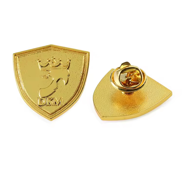 Fashion Promotion Gift Craft Bag Clothing Custom Brand Logo Made Soft Enamel Gold Metal Lapel Pin Badge