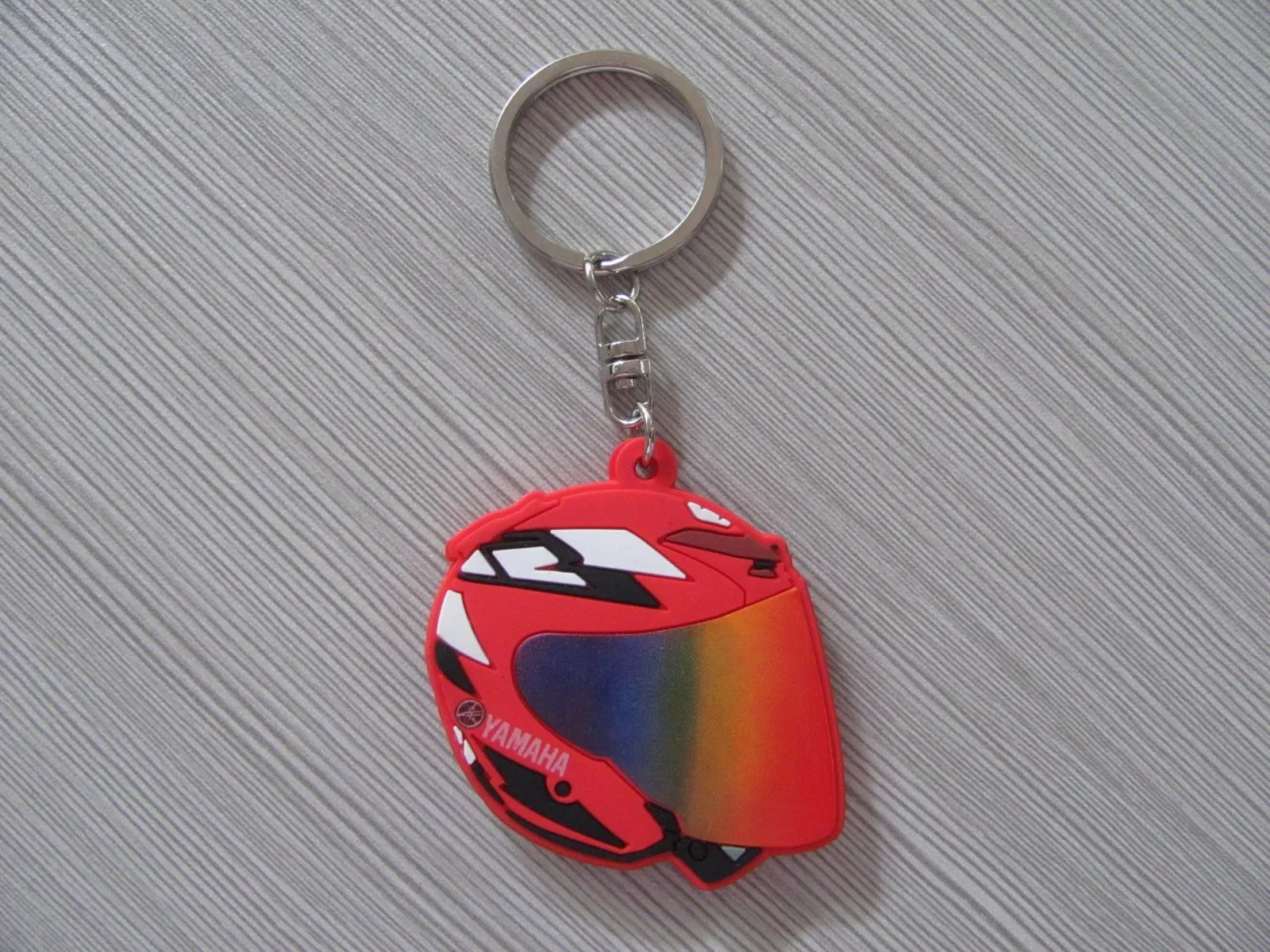 Custom Size No MOQ Flexible Rubber Key Chains 3D Embossed Logo Soft Rubber Keychain Business Gift PVC Key Tag Holder
