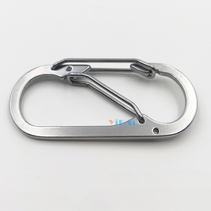 Stainless Iron S-Shaped 8-Shaped Buckle Anti-Theft Keychain Outdoor Backpack Quick Hanging Carabiner