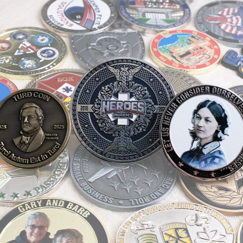 Custom 3D Challenge Coin 3mm 4mm Thickness Antique Plating 50mm Zinc Alloy Custom Metal Coins 3D