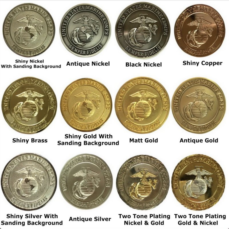 Wholesale Custom Coin Personalized CNC Carved Hard Soft Enamel Metal Challenge Coins