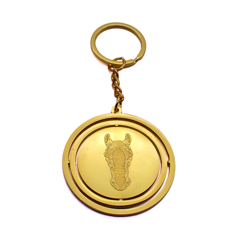 Factory Custom Made Nickel Plated Metal Alloy Soft Enamel Keychain Manufacturer Customized Promotional Gift Ornament Bespoke Animation Film Decoration Keyring