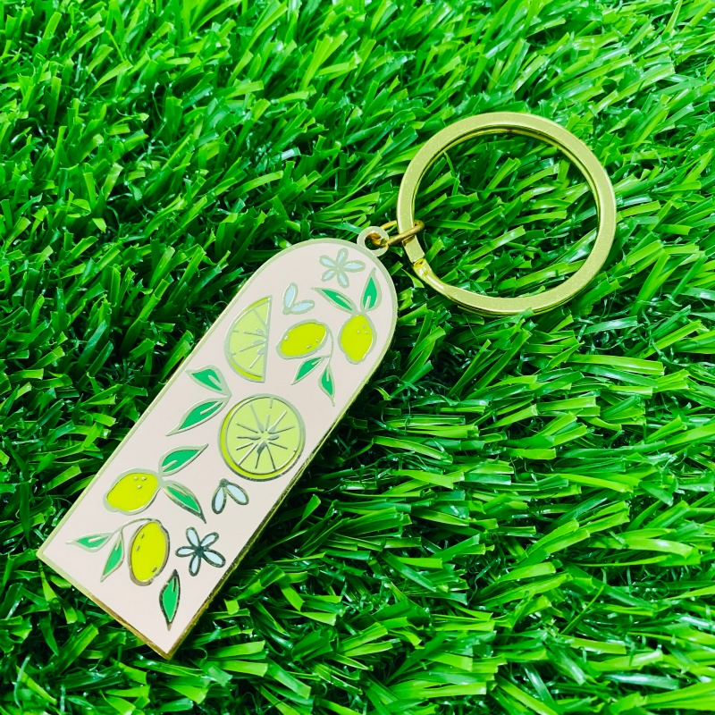 Promotional Event Metal Keychain Personalized Pattern Key Ring for Conference Gift Activity Souvenir Giveaway Bag Pendant Decoration Accessory