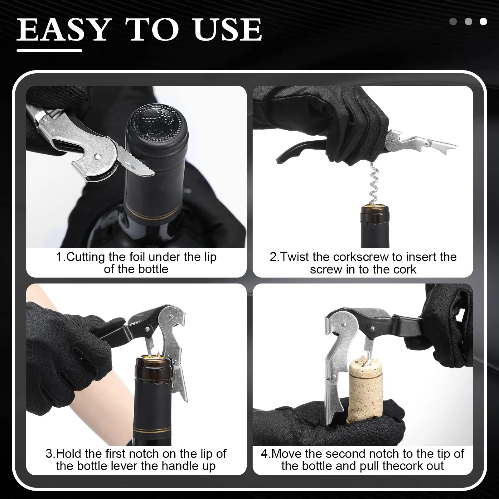 Promotional Custom Wine Opener Metal Stainless Steel Multifunction Waiters Corkscrew Beer Wine Bottle Opener