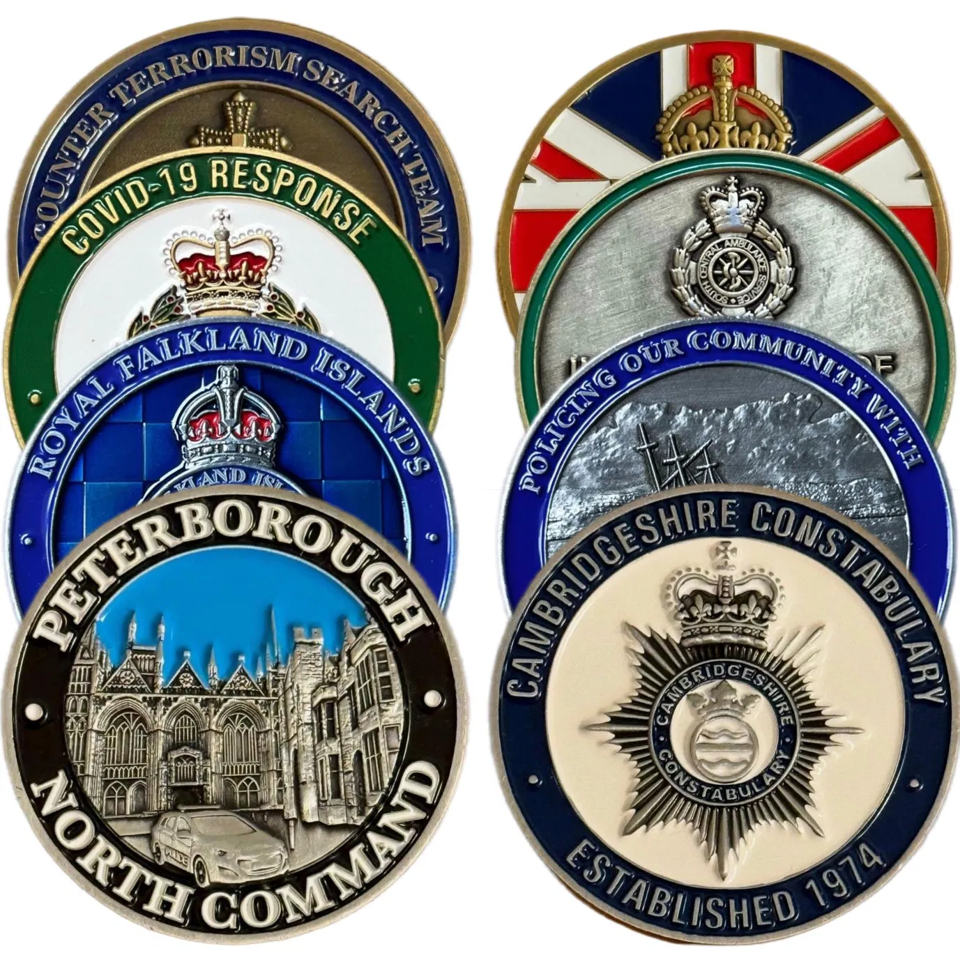 Plated Offset Printing Hard Soft Enamel Carved Polished Commemorative Personalized Die Casting Souvenir Military Challenge Coin