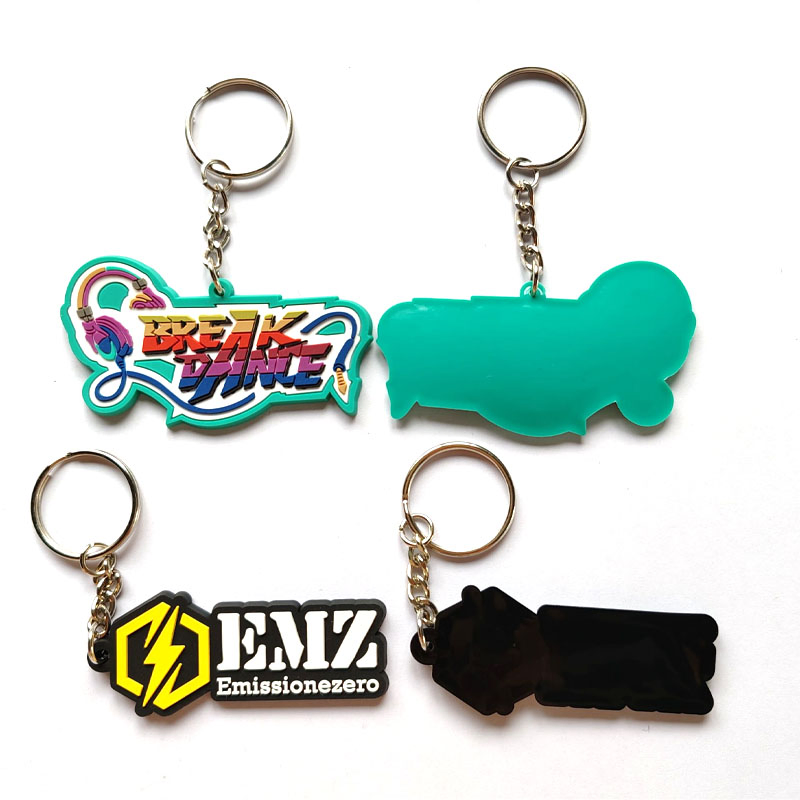 Customizable 3D Soft PVC Keychains with Unique Embossed Logos