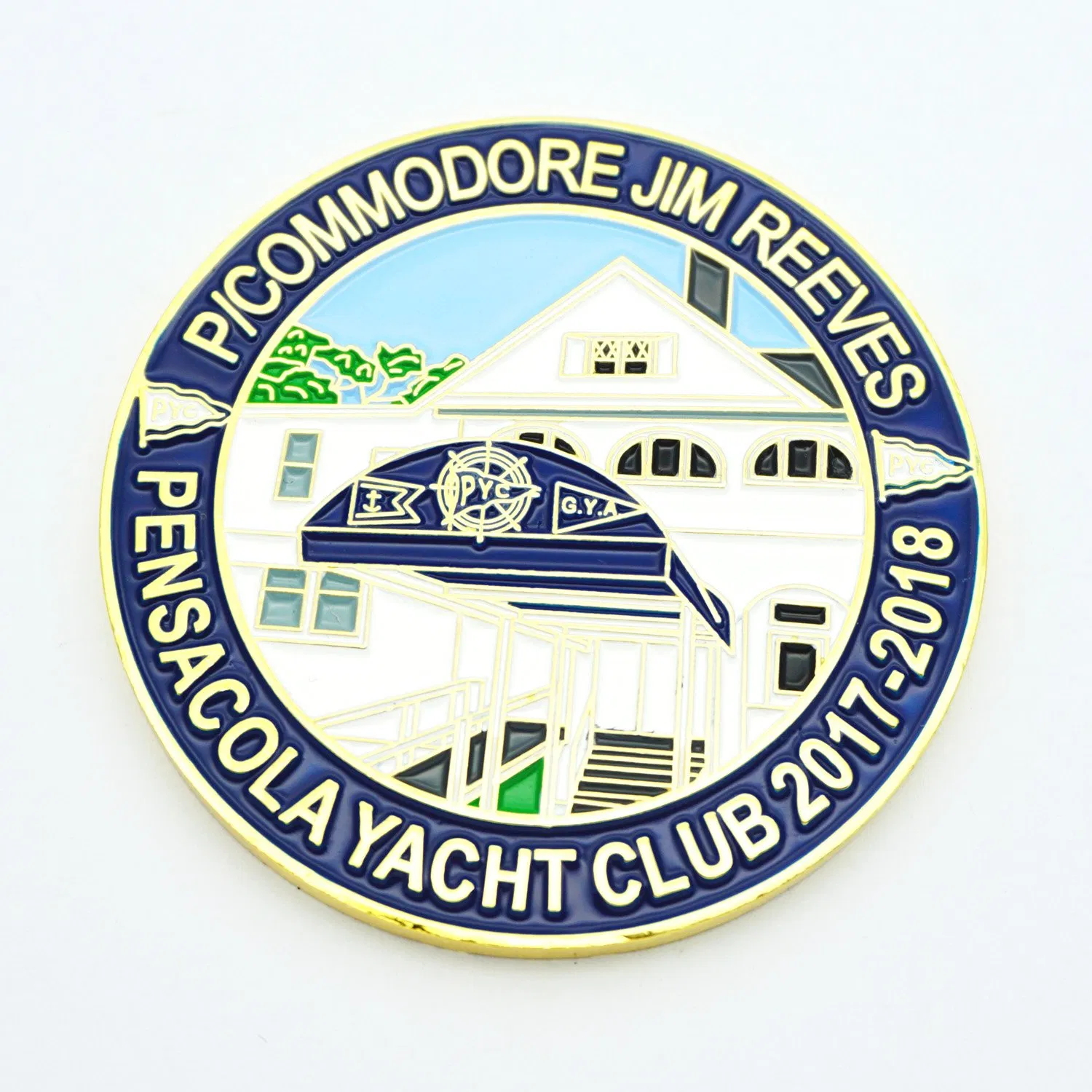 Custom Antique Plated Challenge Souvenir Coin