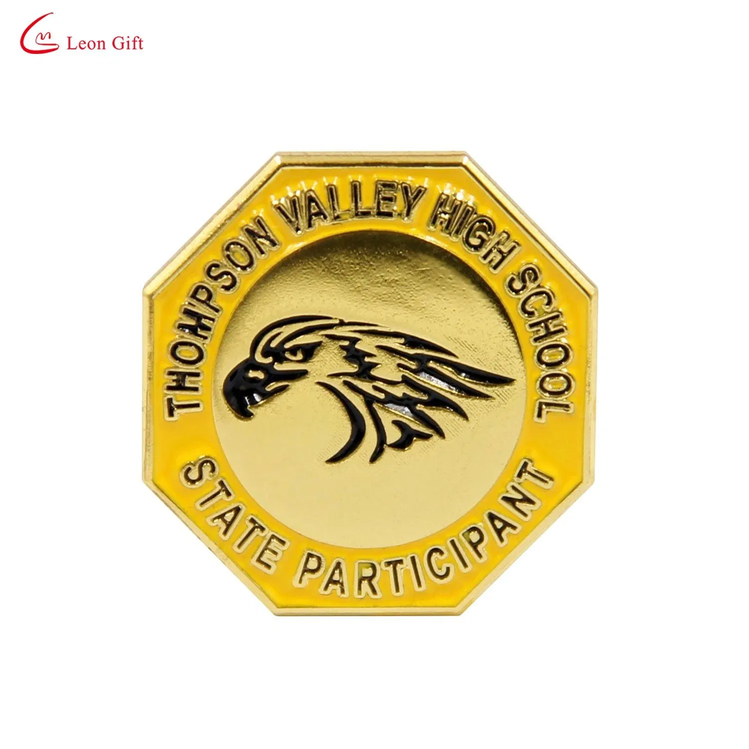 Manufacturer Custom Logo Design 3D Blank Brooch Metal Button Hard Soft Enamel Name Logoemblem Badge