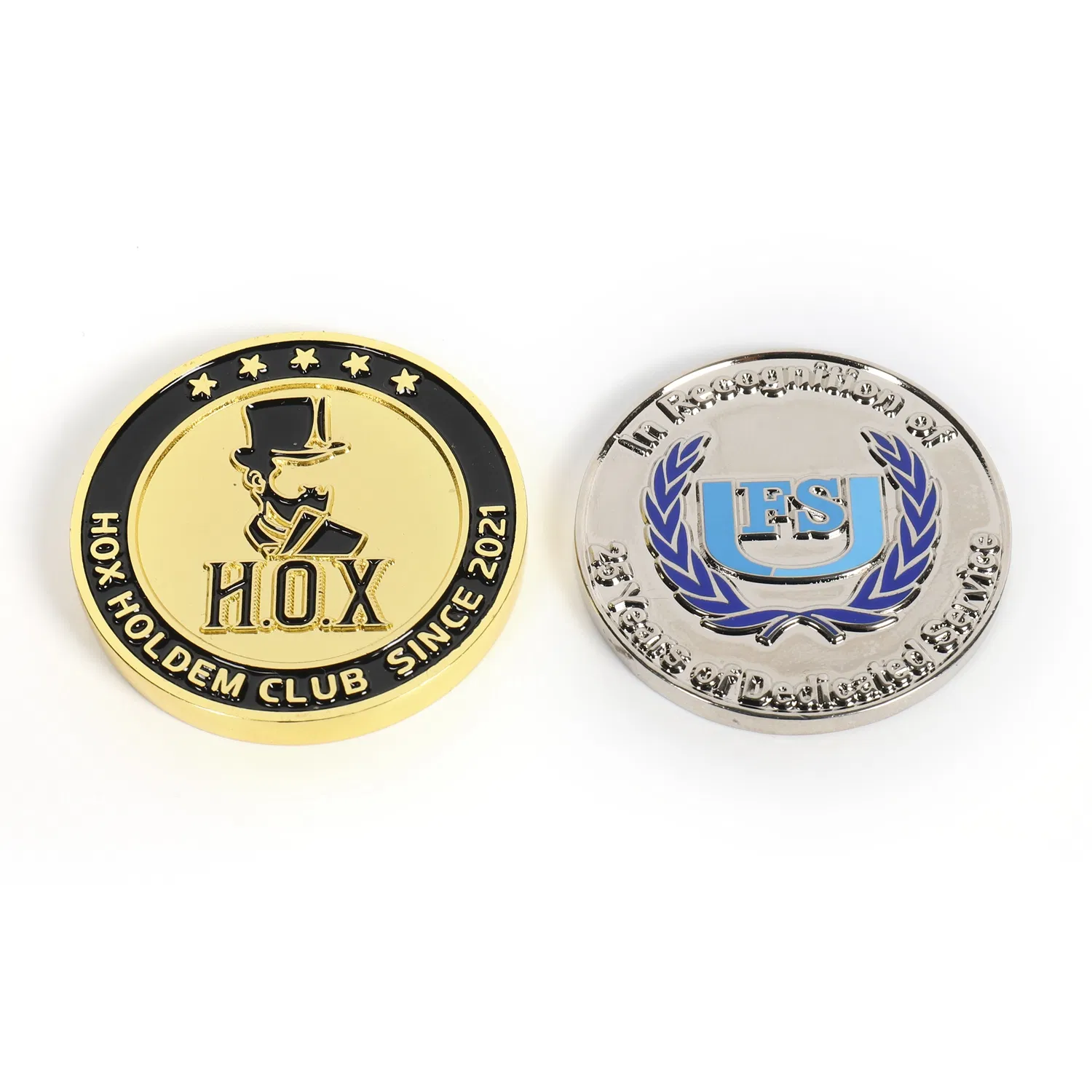 Poker Wholesale Antique Plated Old Souvenir Promotional Gift Custom Personalized Design Metal Crafts Challenge Coin