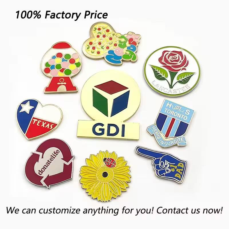 Manufacturer Custom Promotional Gift Cartoon Football Hat Luxury Pika Game Boy Enamel Metal Plated Bulk Anime Badge Cute Flag Lapel Fashion Kpop Logo Pin