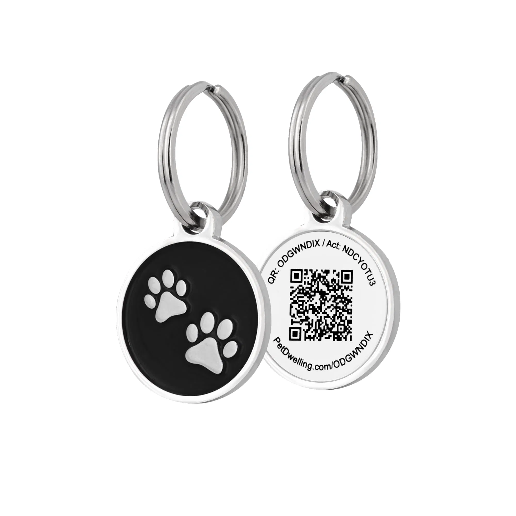 Wholesale Custom Best Quality Pet Dog Cat Tag Personalized Metal Qr Code Pet ID Tags Dog Tags