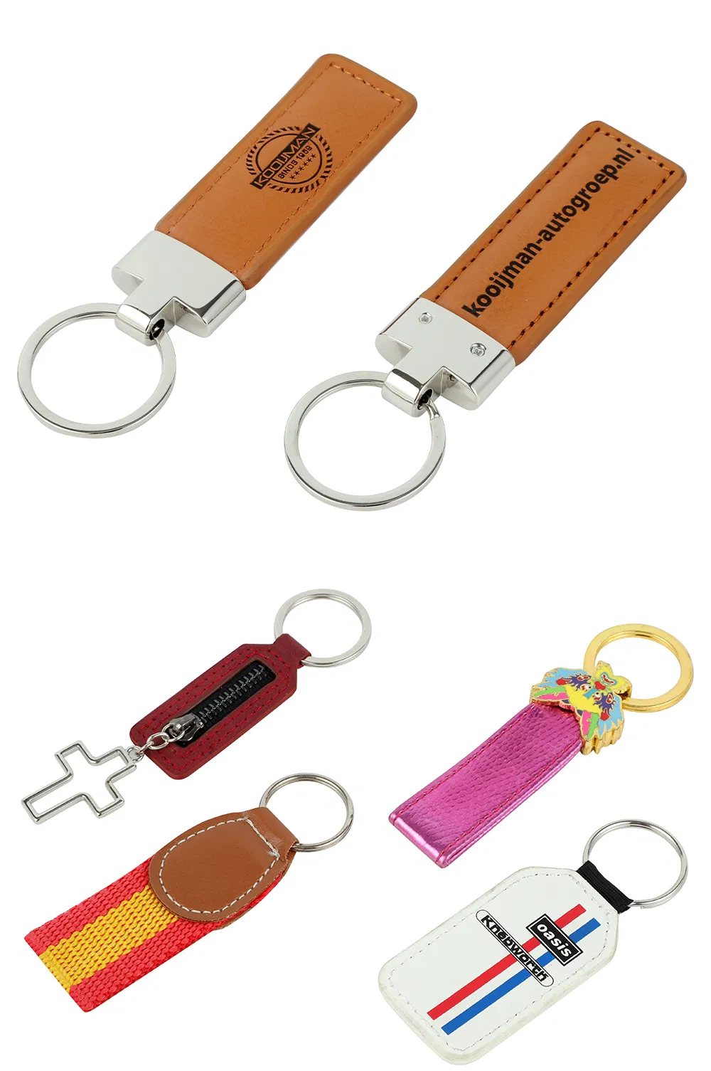 Custom Leather Key Chain Details