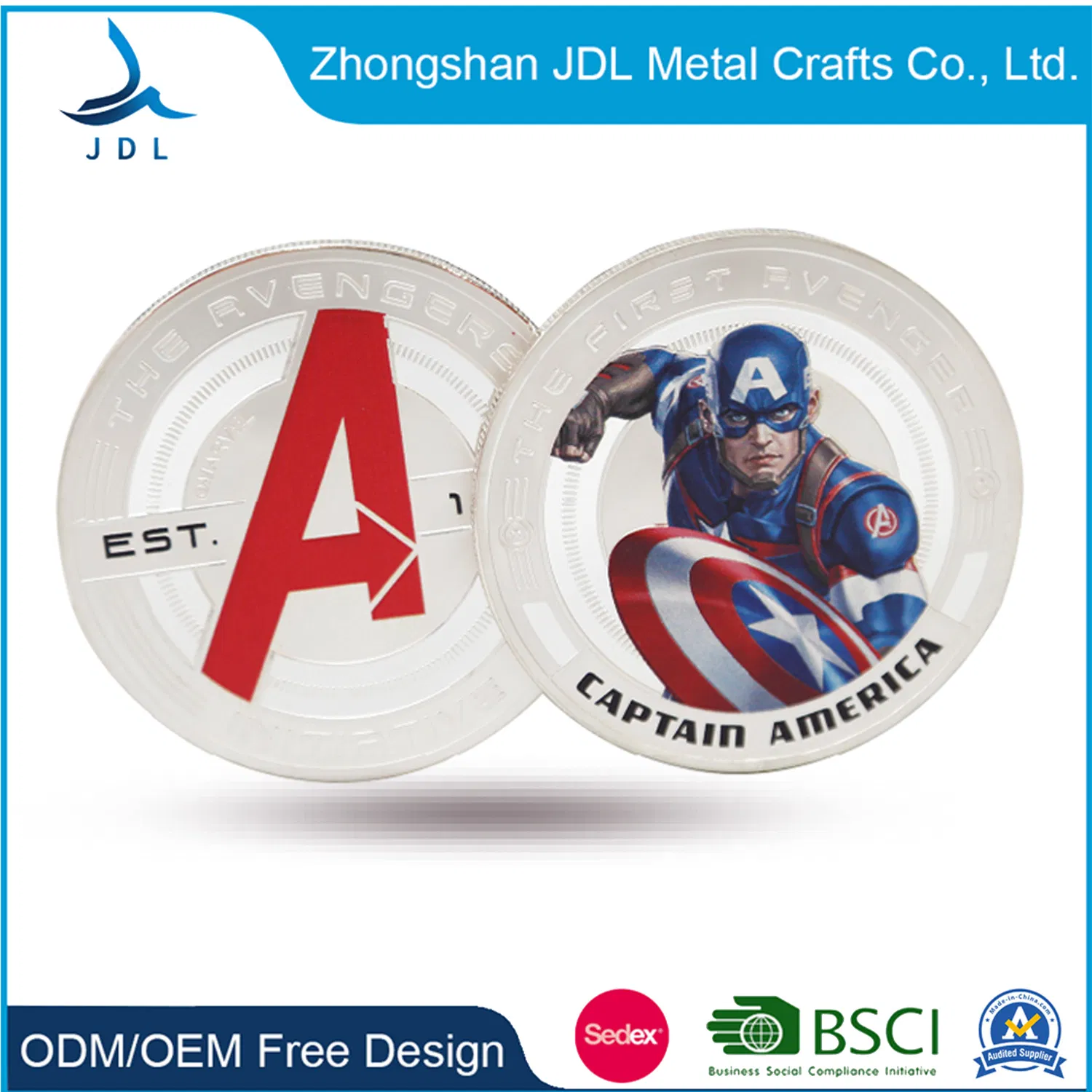 China Manufacture Custom Military/ Army/ Police Metal Souvenir Coins for Gifts/Military/Award//Challenge Coins (158)