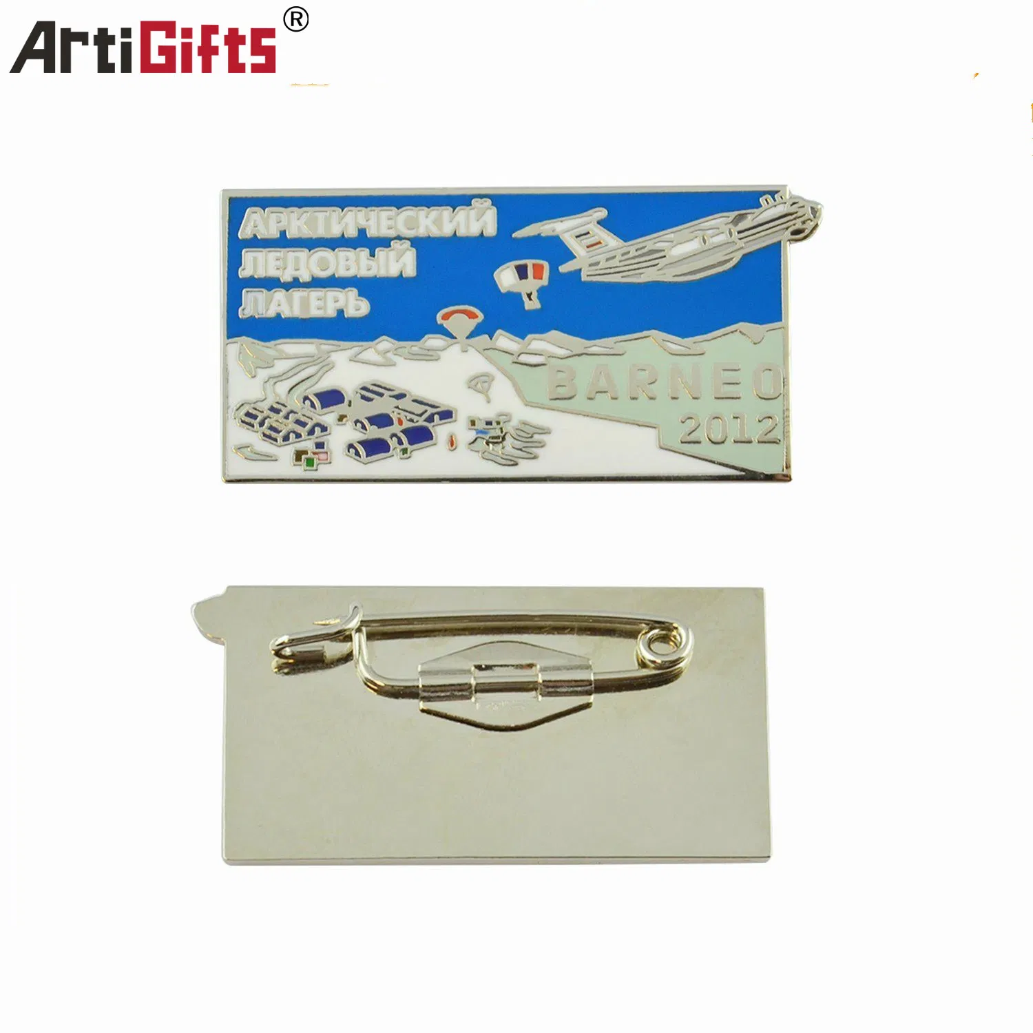 Metal Die Casting Sales High Quality Enamel Fine Printed Badge