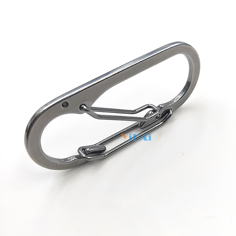 Stainless Iron S-Shaped 8-Shaped Buckle Anti-Theft Keychain Outdoor Backpack Quick Hanging Carabiner